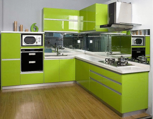 Organized modern kitchen