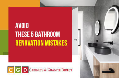 Top Bathroom Renovation Mistakes to Avoid | CGD Cabinetry
