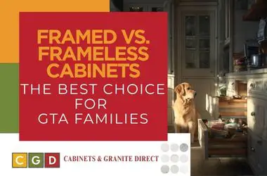 Framed vs Frameless Kitchen Cabinets